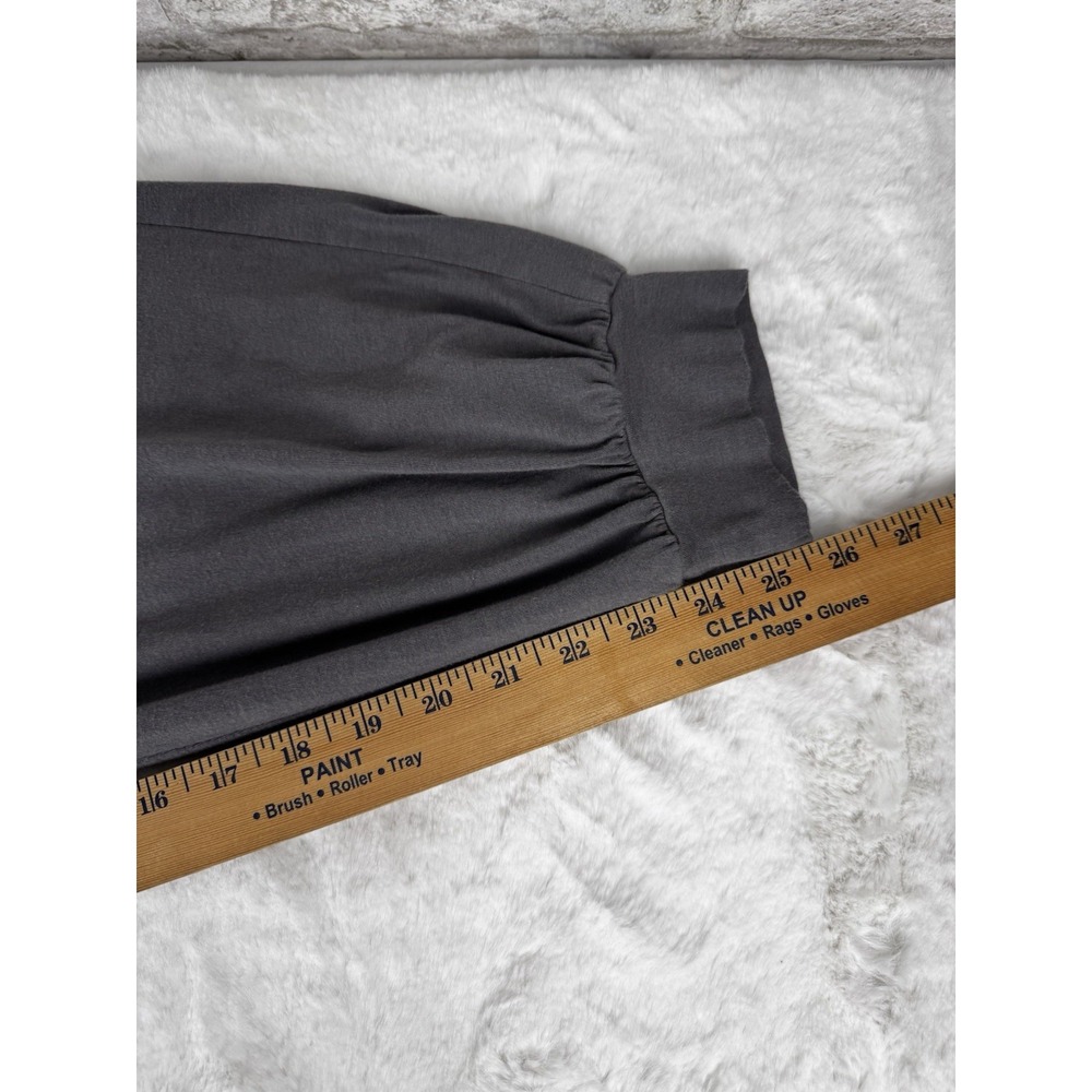 AnyBody Pebble Grey Cozy Knit Cropped Jogger Pant Pockets Pull On Size 1x - Picture 7 of 11